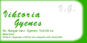 viktoria gyenes business card